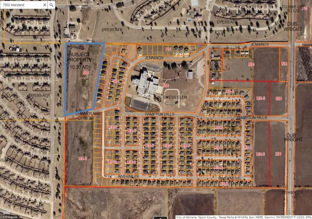 Photo 1 of Land for sale at 7002 Maryland, Abilene, TX 79606 | MLS# 20398255 | Listing updated on 2026-07-24