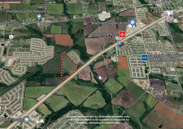 Photo 3 of Land for sale at Tbd W I 30 W, Royse City, TX 75189 | MLS# 20743944 | Listing updated on 2025-12-29