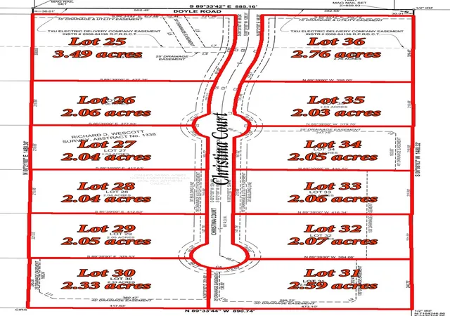 Photo 5 of Land for sale at 7239 Christina Court, Krum, TX 76249 | MLS# 20797178 | Listing updated on 2026-07-21