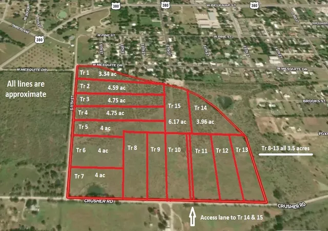 Photo 1 of Land for sale at Tr 15 Crusher, Jacksboro, TX 76458 | MLS# 20799790 | Listing updated on 2026-08-19