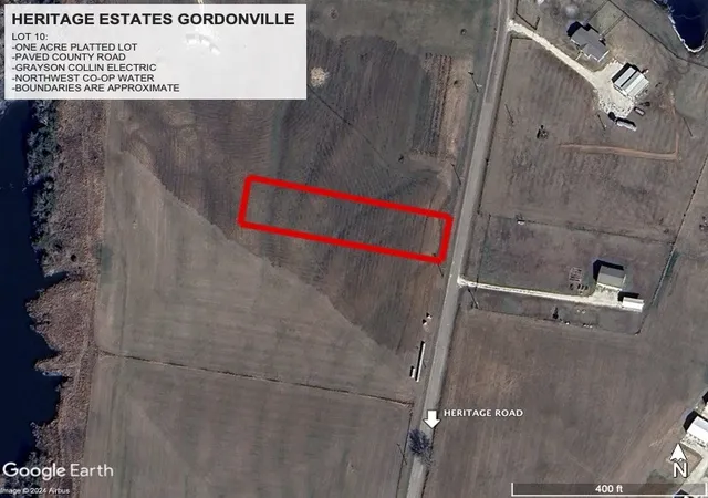 Photo 1 of Sale Pending at Lot 110 Heritage, Gordonville, TX 76245 | MLS# 20805164 | Listing updated on 2026-07-22