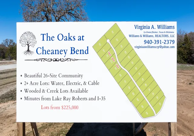 Photo 2 of Land for sale at 26 Shady Oak Ln, Valley View, TX 76272 | MLS# 20817270 | Listing updated on 2026-08-17
