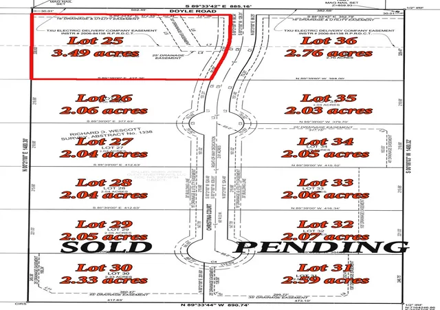 Photo 1 of Land for sale at 7220 Tom Trails, Krum, TX 76249 | MLS# 20886756 | Listing updated on 2026-07-21