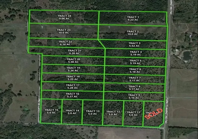 Photo 1 of Land for sale at Tract 1 Farm To Market 1743, Honey Grove, TX 75446 | MLS# 20922641 | Listing updated on 2026-07-27