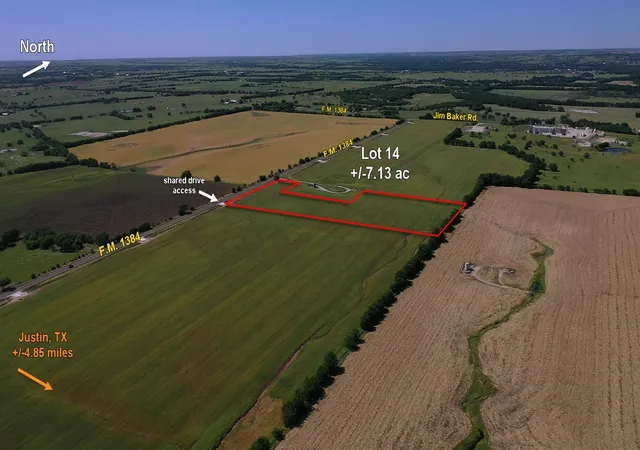 Land for sale at Lot 14 F.M. 1384, Justin, TX 76247 | MLS# 21000074