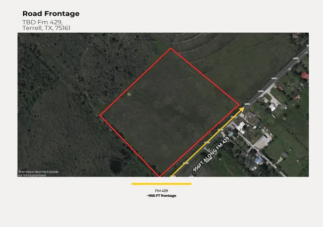 Photo 3 of Land for sale at 429 Fm, Terrell, TX 75161 | MLS# 21019239 | Listing updated on 2026-08-20