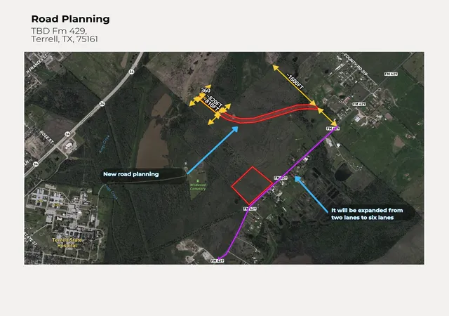 Photo 3 of Land for sale at 429 Fm, Terrell, TX 75161 | MLS# 21019239 | Listing updated on 2026-08-20