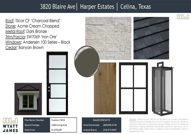 Photo 3 of Single family home for sale at 3820 Blaire Ave, Celina, TX 75009 | MLS# 21063687 | Listing updated on 2026-09-19