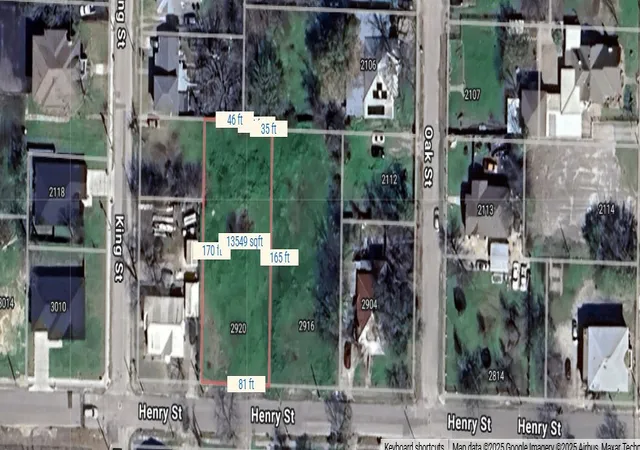 Photo 2 of Land for sale at 2916 & 2920 Henry St, Greenville, TX 75401 | MLS# 21079521 | Listing updated on 2026-08-25
