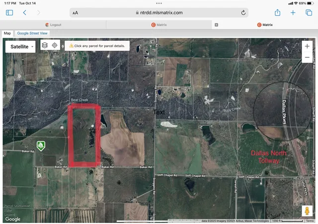 Photo 2 of Land for sale at 831 Baker (east) Rd, Pilot Point, TX 76258 | MLS# 21086380 | Listing updated on 2026-08-22