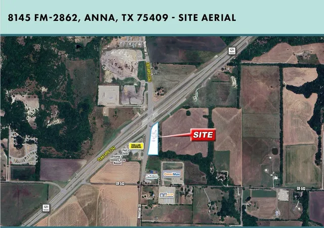 Photo 1 of Land for sale at 8145 Fm 2862, Anna, TX 75409 | MLS# 21109869 | Listing updated on 2026-08-19