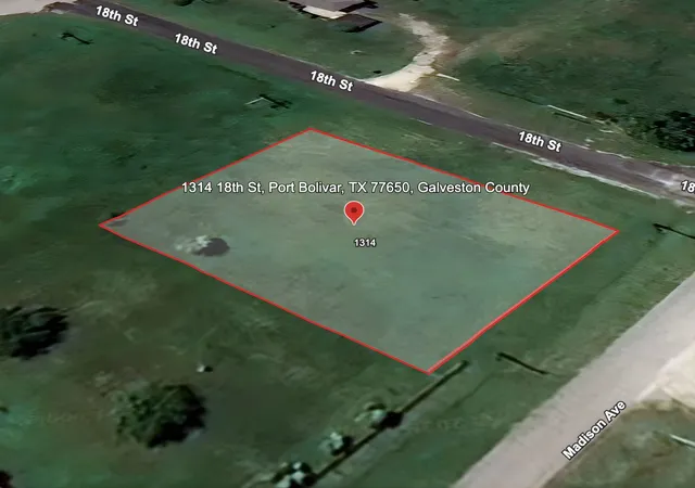 Photo 1 of Land for sale at 1314 18th Street, Port Bolivar, TX 77650 | MLS# 21128882 | Listing updated on 2026-07-14