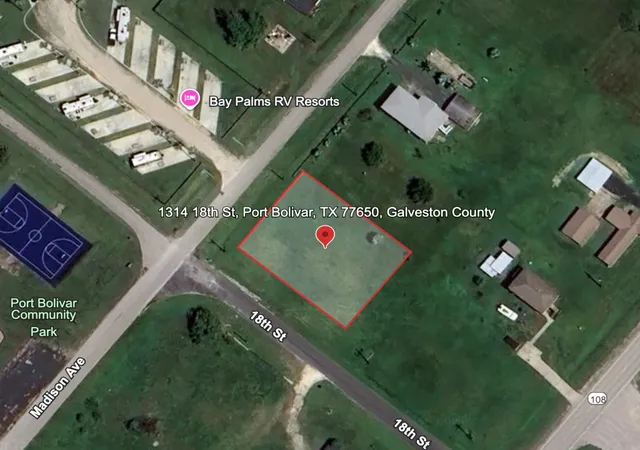 Photo 4 of Land for sale at 1314 18Th Street, Port Bolivar, TX 77650 | MLS# 21128882 | Listing updated on 2026-07-14