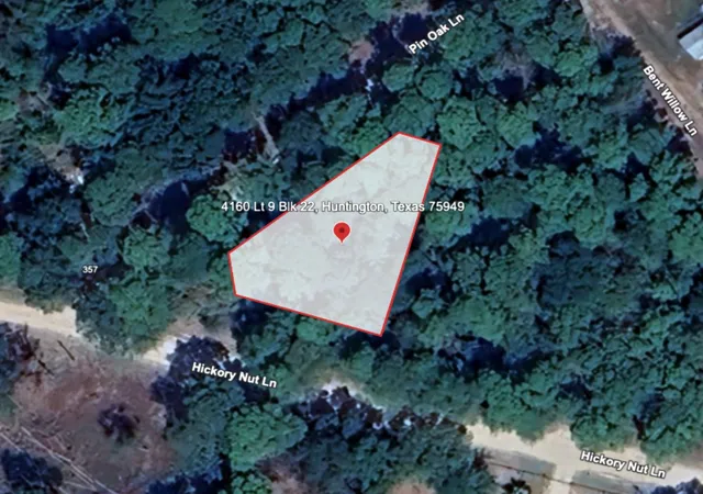 Photo 1 of Land for sale at 4160 Lt 9 Blk 22, Huntington, TX 75949 | MLS# 21131631 | Listing updated on 2026-07-14