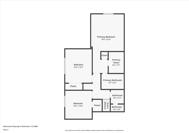 Listing Photo 2 - Condo for sale in building located at 2624 Custer Pkwy, Richardson, TX 75080 - Unit #D