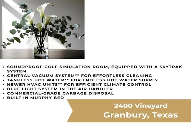 Photo 3 of Sale Pending at 2400 Vineyard Dr, Granbury, TX 76048 | MLS# 21161807 | Listing updated on 2026-07-20