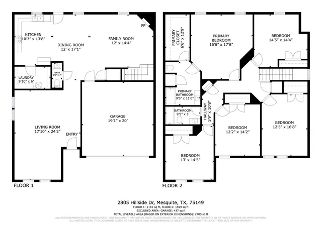 Homes for sale in Mesquite, TX | 2805 Hillside Dr, Mesquite, TX 75149 | MLS# 21170369