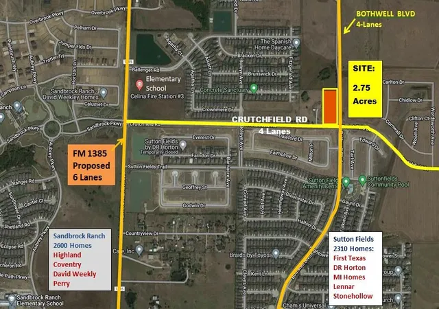 Photo 4 of Land for sale at 6131 Crutchfield Rd, Aubrey, TX 76227 | MLS# 21177913 | Listing updated on 2026-08-20