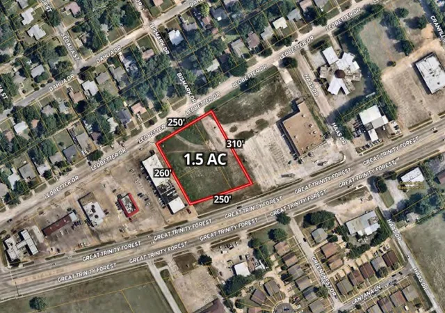 Photo 1 of Land for sale at 3141 Great Trinity Forest Wy, Dallas, TX 75216 | MLS# 21184415 | Listing updated on 2026-08-24