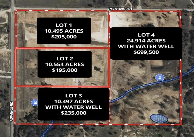 4th image of Lot 1 Advance, Weatherford, TX 76088 | MLS# 21184144