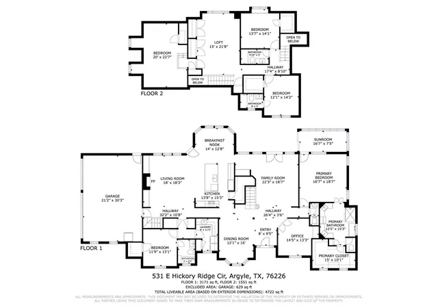 Homes for sale in Argyle, TX | 531 E Hickory Ridge Cir, Argyle, TX 76226 | MLS# 21200939