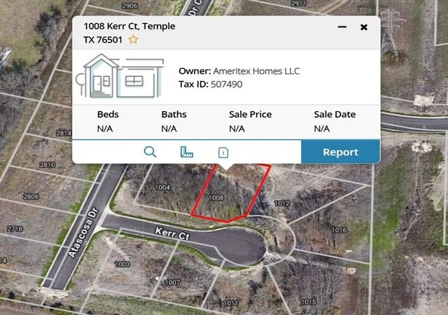 Photo 1 of Land for sale at 1008 Kerr Ct, Temple, TX 76501 | MLS# 21205440 | Listing updated on 2026-08-17
