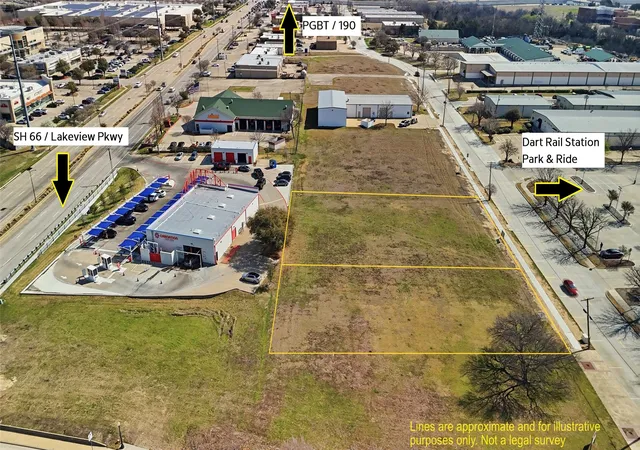 Photo 1 of Land for sale at 4105 & 4109 Industrial St, Rowlett, TX 75088 | MLS# 21206270 | Listing updated on 2026-09-24