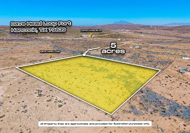 Land for sale at Tbd Dave Head Loop, Fort Hancock, TX 79839 | MLS# 21220416