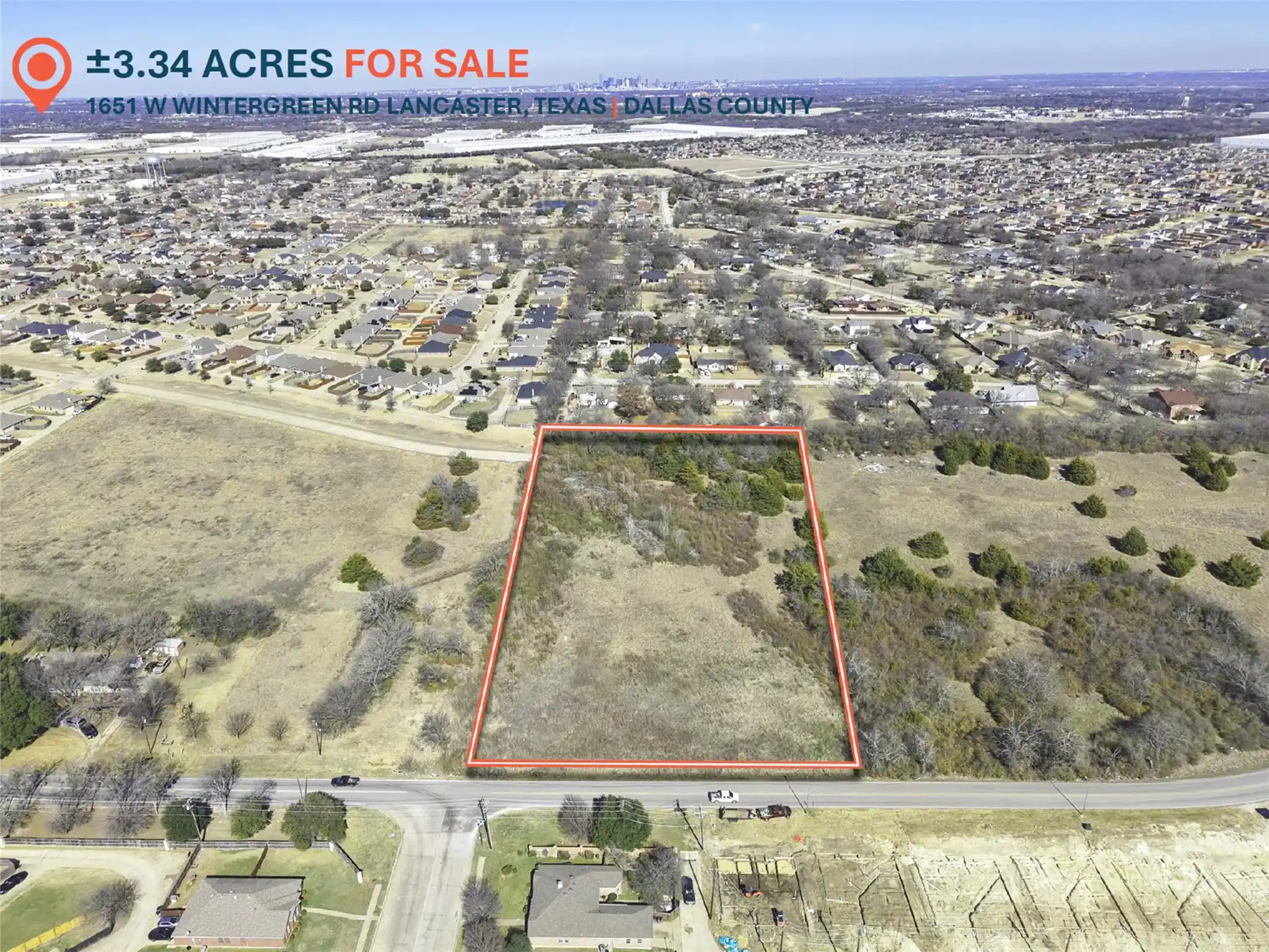 Photo 1 of Land for sale at 1651 Wintergreen, Lancaster, TX 75134 | MLS# 21230146 | Listing updated on 2026-04-08