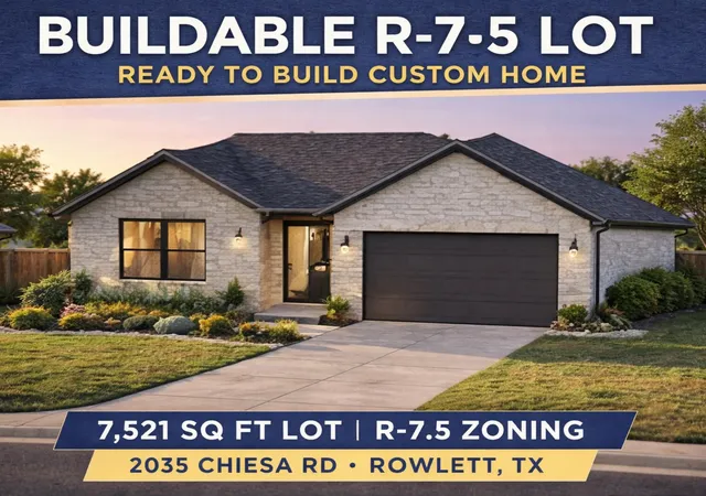 Homes for sale in Rowlett, TX | 2514 Chiesa Rd, Rowlett, TX 75088 | MLS# 21231931