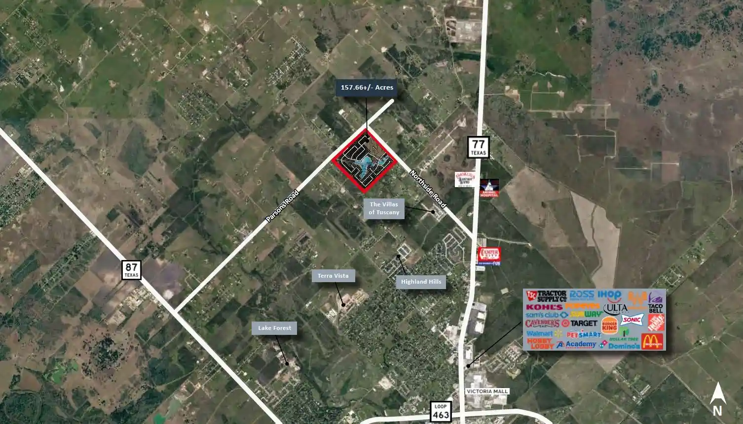Photo 1 of Land for sale at 00 Parsons Road, Victoria, TX 77904 | MLS# 21243304 | Listing updated on 2026-04-17