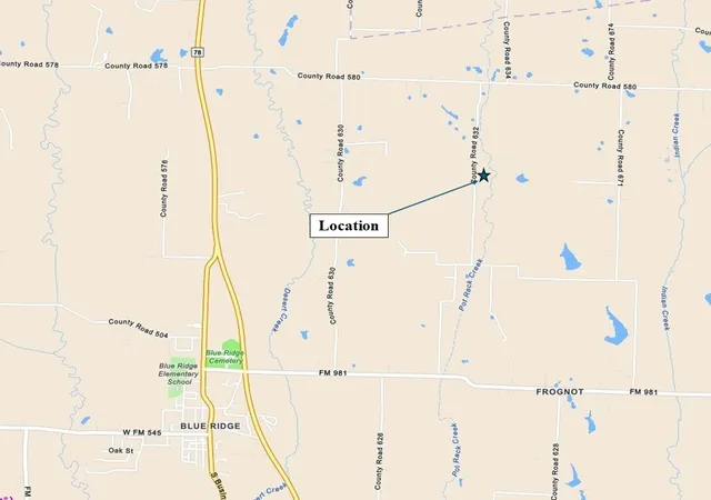 Homes for sale in Blue Ridge, TX | Lot 2 County Road 632, Blue Ridge, TX 75424 | MLS# 21244756