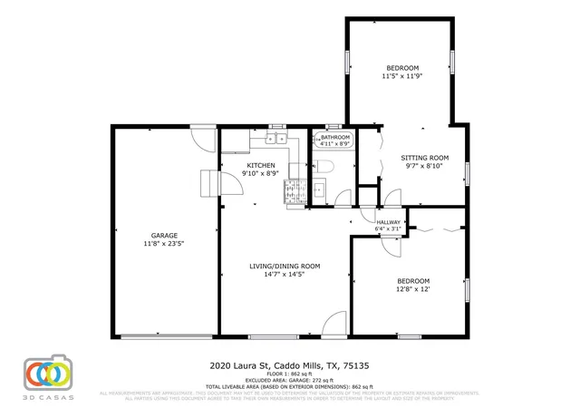 Homes for sale in Caddo Mills, TX | 2020 Laura St, Caddo Mills, TX 75135 | MLS# 21246784