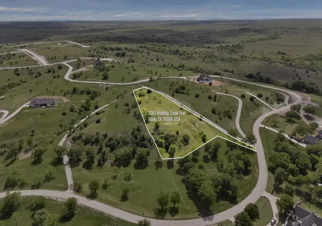 Photo 3 of Land for sale at 3061 Winding Creek Trl, Aledo, TX 76008 | MLS# 21246326 | Listing updated on 2026-08-09