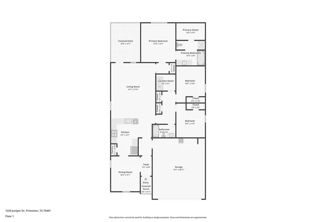 Photo 3 of Single family home for sale at 1220 Juniper, Princeton, TX 75407 | MLS# 21228956 | Listing updated on 2026-08-29