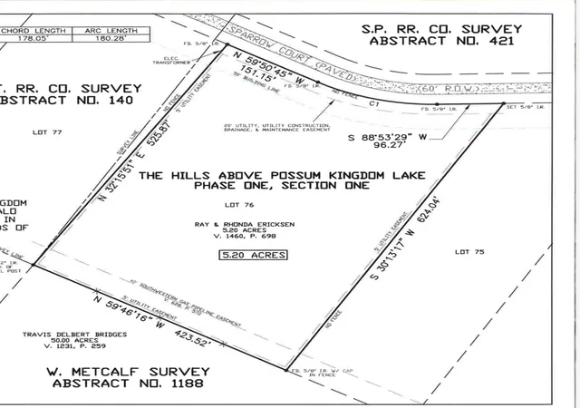 Photo 2 of Land for sale at 1133 Sparrow Ct, Graford, TX 76449 | MLS# 21259855 | Listing updated on 2026-10-02