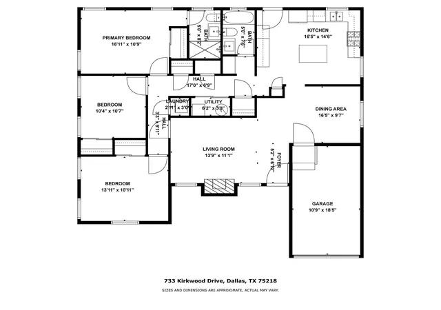 Homes for sale in Dallas, TX | 733 Kirkwood Dr, Dallas, TX 75218 | MLS# 21261917