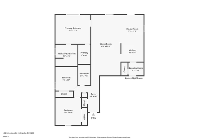 Homes for sale in Collinsville, TX | 402 Robertson St, Collinsville, TX 76233 | MLS# 21258467