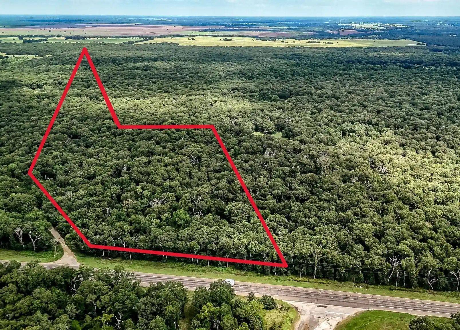 Photo 1 of Land for sale at 00 N Us Hwy 287, Cayuga, TX 75148 | MLS# 21267794 | Listing updated on 2026-06-16