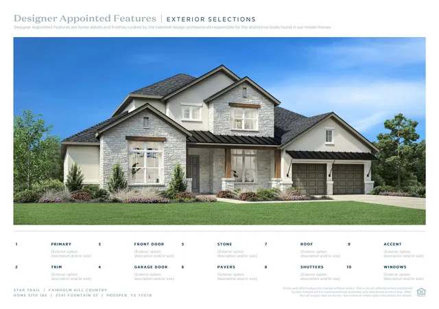 Photo 2 of Single family home for sale at 2541 Fountain St, Prosper, TX 75078 | MLS# 21265688 | Listing updated on 2026-08-17