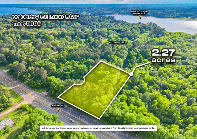 Photo 1 of Land for sale at 0 Tbd W Cathy St, Lone Star, TX 75668 | MLS# 21270603 | Listing updated on 2026-07-20
