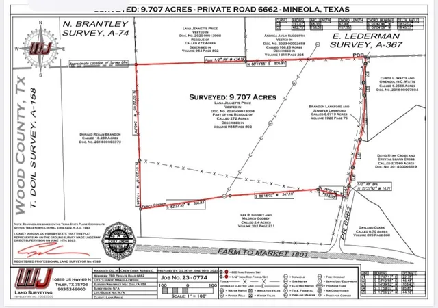Photo 2 of Land for sale at 0000 Pr 6662, Mineola, TX 75773 | MLS# 21273612 | Listing updated on 2026-10-02