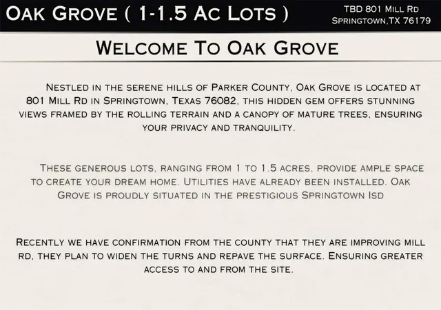 Homes for sale in Springtown, TX | 181 Oak Grove Wy, Springtown, TX 76082 | MLS# 21278815