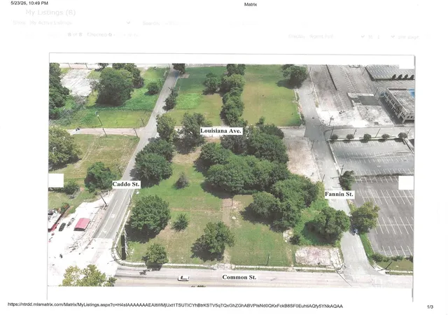 Photo 1 of Land for sale at 724 Lot 21 Fannin St, Shreveport, LA 71101 | MLS# 21280201 | Listing updated on 2026-08-22