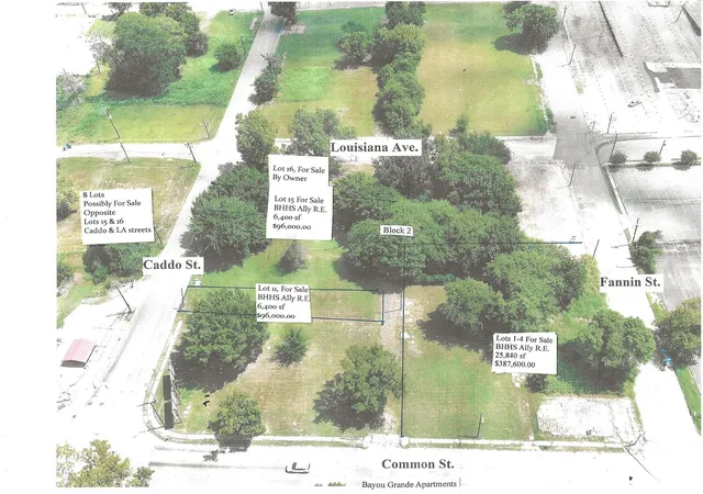 Photo 2 of Land for sale at 724 Lot 21 Fannin St, Shreveport, LA 71101 | MLS# 21280201 | Listing updated on 2026-08-22