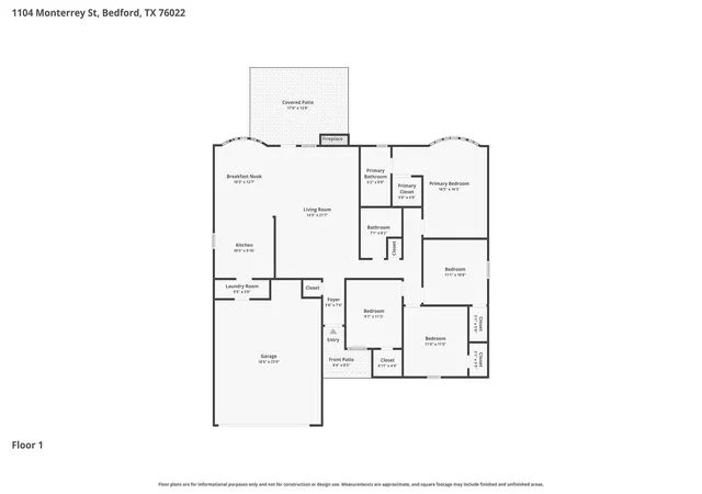 Homes for sale in Bedford, TX | 1104 Monterrey St, Bedford, TX 76022 | MLS# 21283636