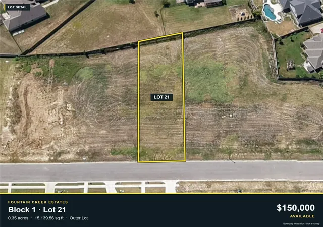 Photo 3 of Land for sale at 2019 Payton Wy, Pottsboro, TX 75076 | MLS# 21251845 | Listing updated on 2026-09-21