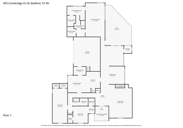 Homes for sale in Bedford, TX | 3813 Cambridge Cir W, Bedford, TX 76021 | MLS# 21285228