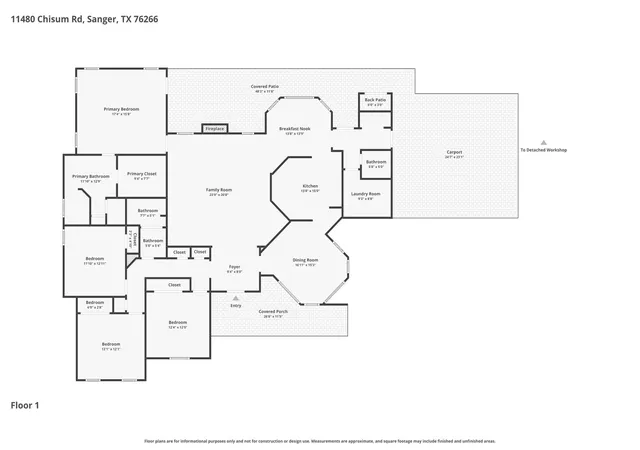 Photo 40 of Single family home for sale at 11480 Chisum Rd, Sanger, TX 76266 | MLS# 21293390 | Listing updated on 2026-10-08