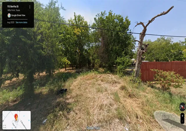 Photo 1 of Land for sale at 115 Bertha St, Wills Point, TX 75169 | MLS# 21295625 | Listing updated on 2026-06-08